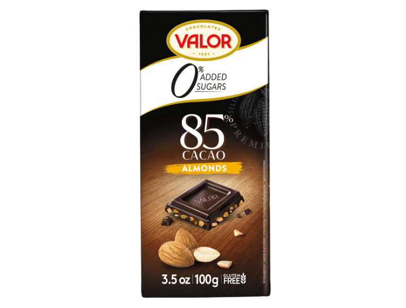 85% Dark Chocolate with almonds sugar free