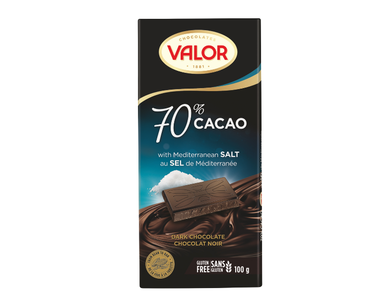 70% Dark Chocolate with Mediterranean Salt 100g