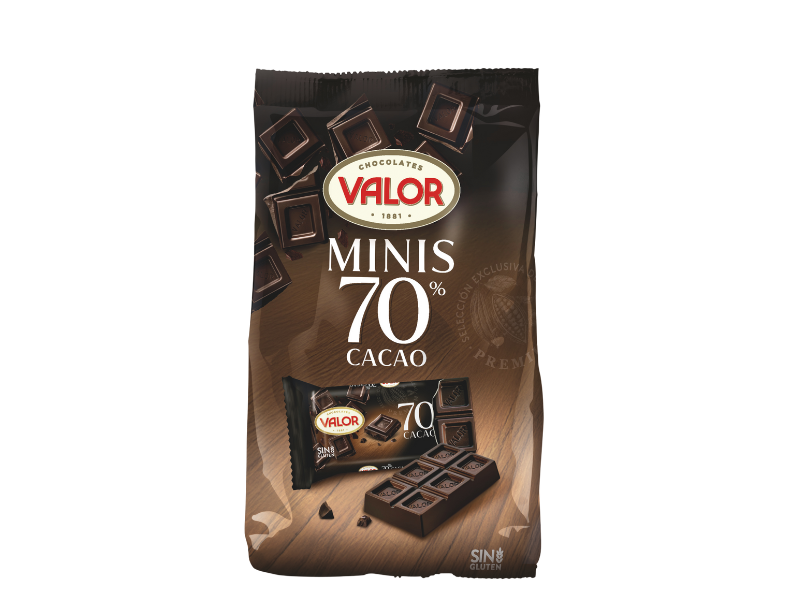 Minitabletas Chocolate Negro 70%